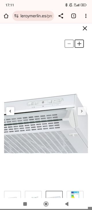 Campana extractora Apelson sin usar