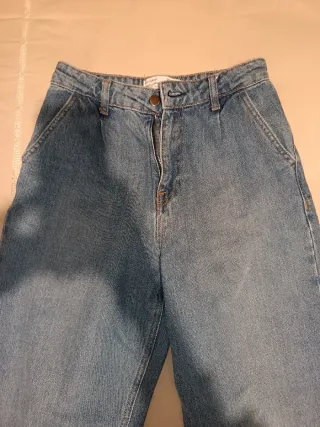 Pantalón vaquero mon color azul