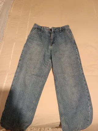 Pantalón vaquero mon color azul