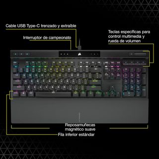 Teclado Corsair K70 PRO RGB Óptico-Mecánico