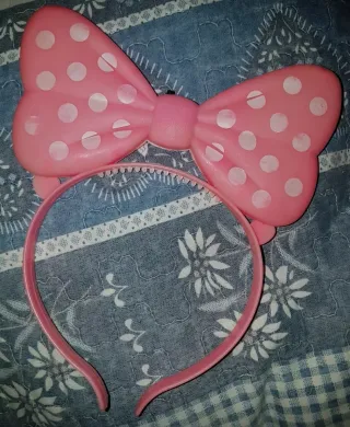 Cerchietto con fiocco pois