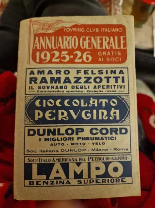 2 Annuari Touring Club Italiano 1925-26 e 1929