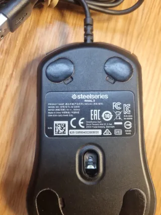 Steelseries Rival 3 Ratón Gaming Negro