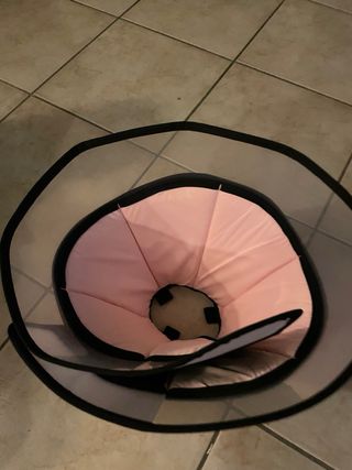 Collare Elisabetta Rosa Trasparente