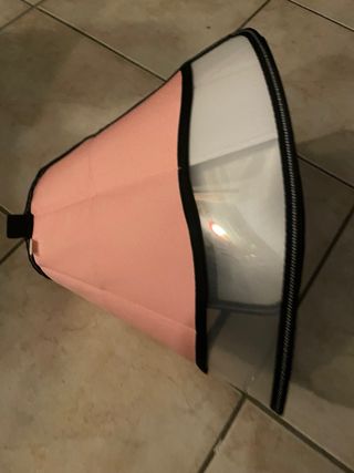 Collare Elisabetta Rosa Trasparente