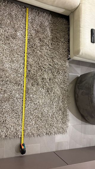 Tappeto Shaggy Grigio Chiaro 160x240