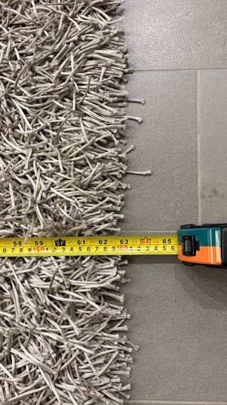 Tappeto Shaggy Grigio Chiaro 160x240