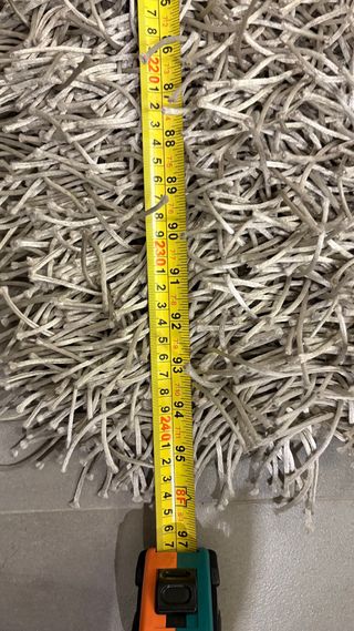 Tappeto Shaggy Grigio Chiaro 160x240