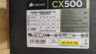 Fuente de alimentación Corsair CX500.
