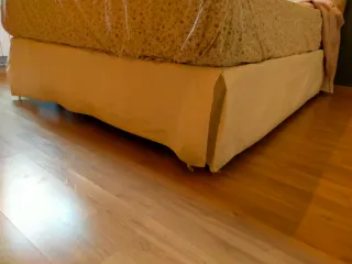 Cubrecanapé canutillo de Zara Home 150x200 blanco