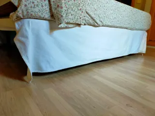 Cubrecanapé canutillo de Zara Home 150x200 blanco