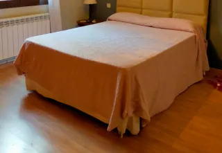 Cubrecanapé canutillo de Zara Home 150x200 blanco