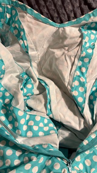 Traje Flamenca Niña Turquesa Lunares