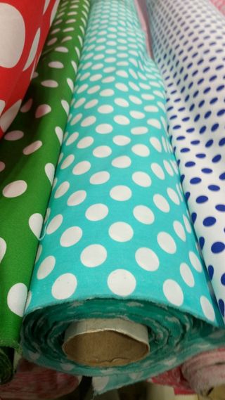 Traje Flamenca Niña Turquesa Lunares