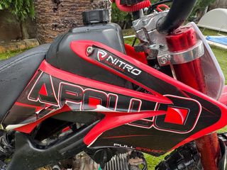 Pit Bike Apollo 49cc Motocross Roja