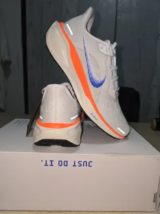 Zapatillas Nike Air Zoom Pegasus Blancas Naranja