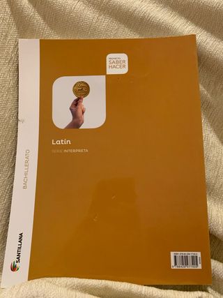 LATIN SERIE INTERPRETA BACHILLERATO SABER HACER