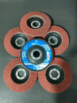 6 Discos Lija Radial PFERD 115mm