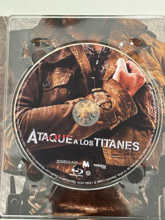 Ataque a los Titanes Blu-ray Parte 1 y 2