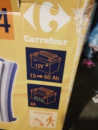 Cargador Batería Coche 12V 4A Carrefour