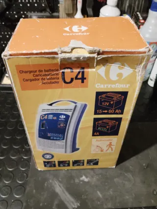 Cargador Batería Coche 12V 4A Carrefour