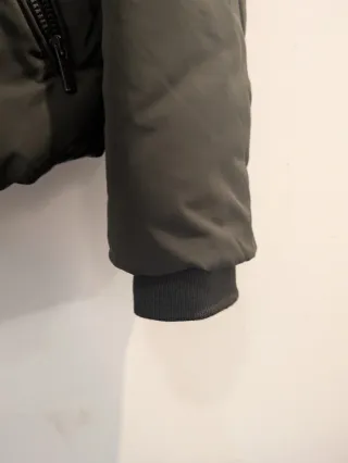 Chaqueta acolchada mujer verde oliva