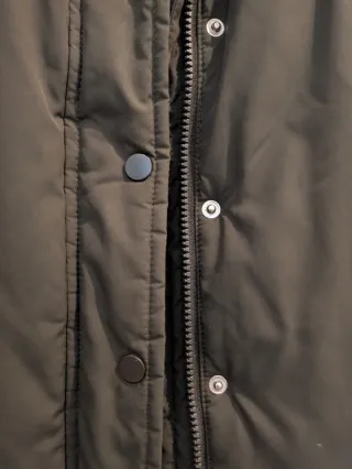 Chaqueta acolchada mujer verde oliva