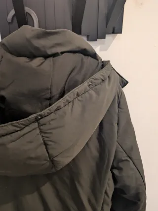 Chaqueta acolchada mujer verde oliva