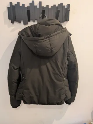 Chaqueta acolchada mujer verde oliva