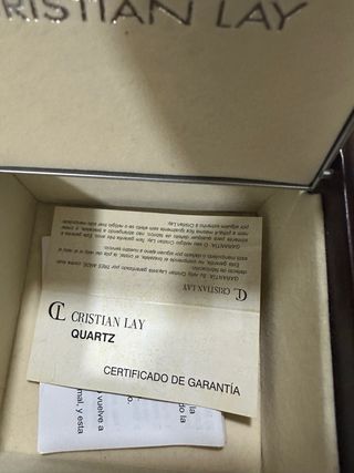 Reloj Caballero Christian Lay Cronógrafo Azul