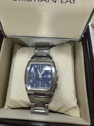 Reloj Caballero Christian Lay Cronógrafo Azul