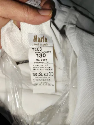 Vestido de Comunión Marla Blanco