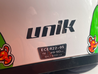 Casco Moto UNIK Niño ECE R22-05