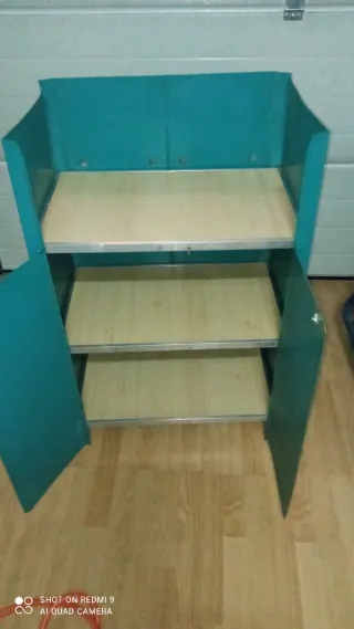 Armario Cocina Camping Metal Madera