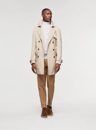 NUEVA gabardina Gutteridge beige talla 52