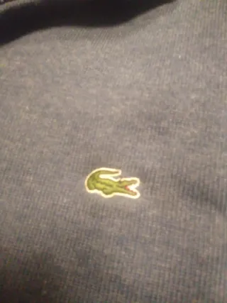 Jersey Lacoste Azul Media Cremallera