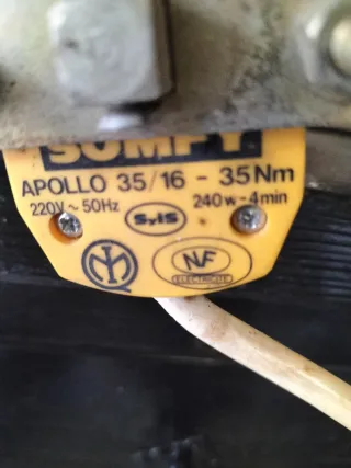 Motor Toldo/Persiana Eléctrico Azul