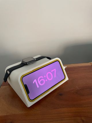 Base Carga iPhone y Apple Watch