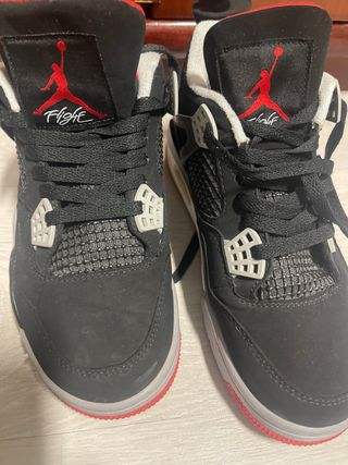 Zapatillas Jordan Air 4 Negro Rojo,