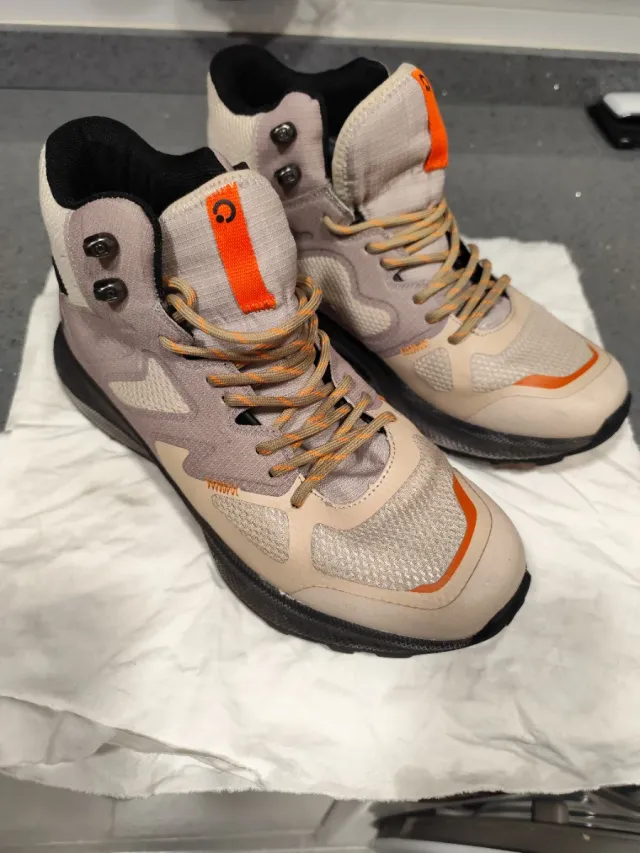 Botas Atom Terra Explore Desert Beige/Naranja