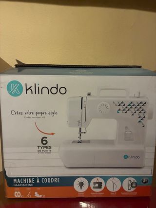 Máquina de coser Klindo averiada