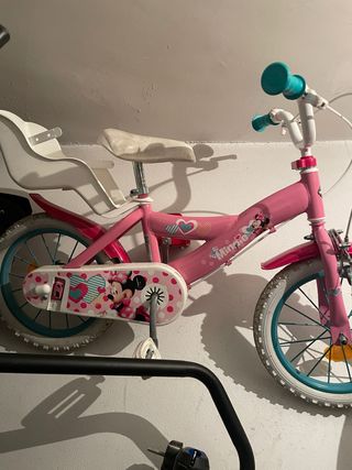 Bicicleta niña rosa Minnie