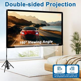 Alquiler Proyector JMGO Gris + Pantalla ALR