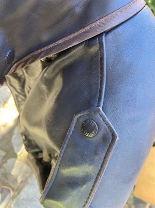 Giubbotto Schott Pelle Vintage Marrone