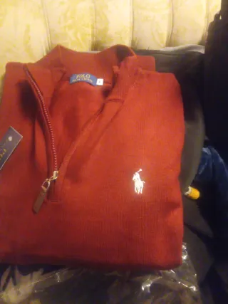 Polo Ralph Lauren Jersey Rojo Talla M