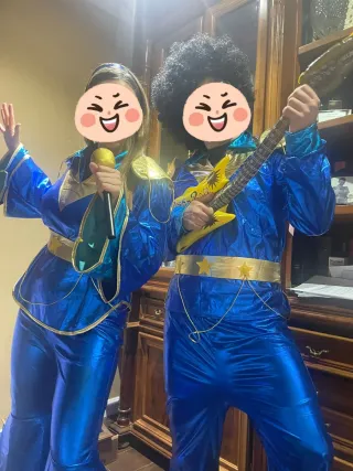 Disfraz disco mujer años 70 talla talla s