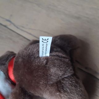 Orsetto peluche Natale cappello rosso