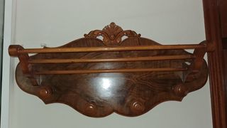 Conjunto recibidor espejo y mesa consola