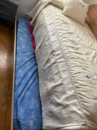 Cama nido con cajones madera