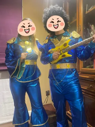 Disfraz Disco hombre Años 70 Talla XL